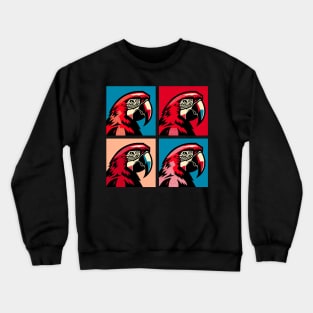 Pop Parrot Art - Cool Birds Crewneck Sweatshirt